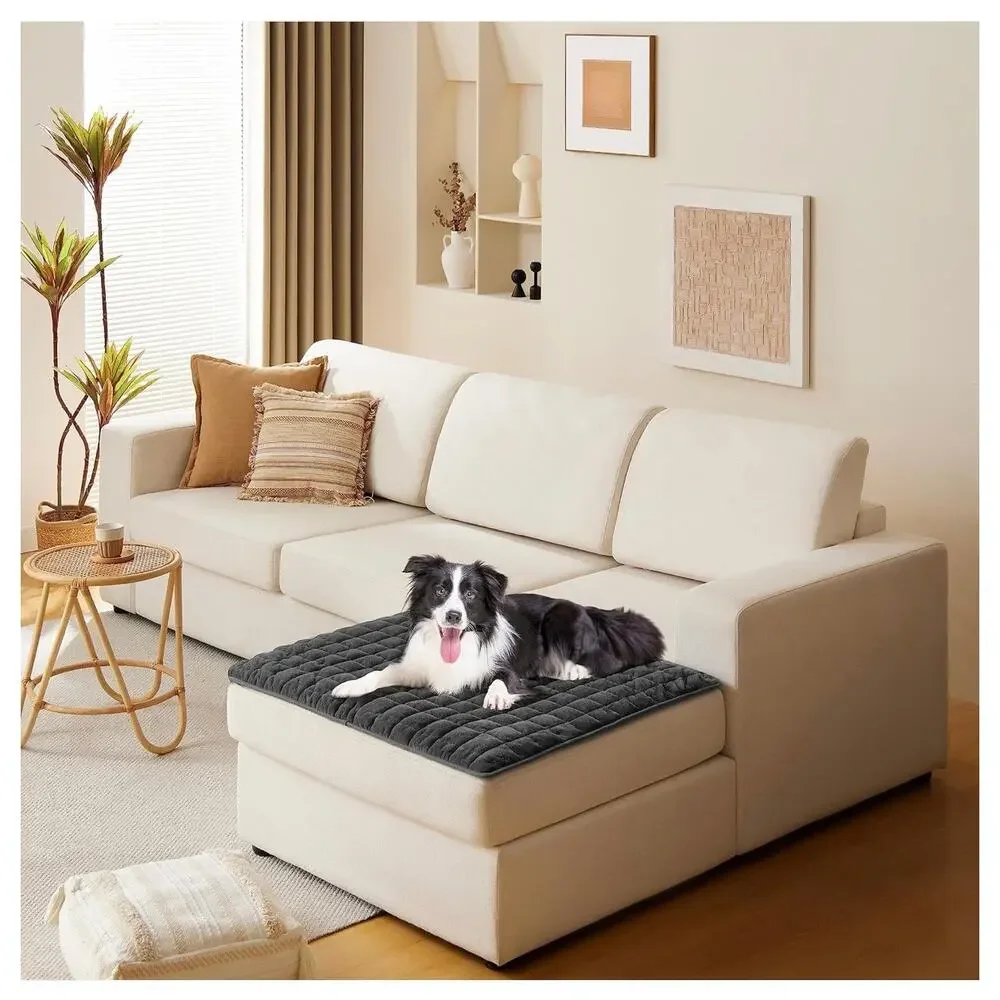 NEW! Allisandro Waterproof Pet Mat 32 x 73 in Dark Gray